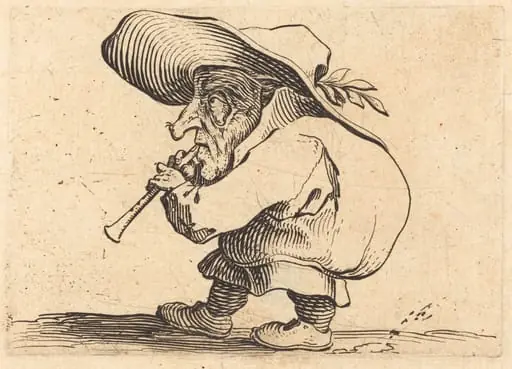 The Flageolet Player, by Jacques Callot