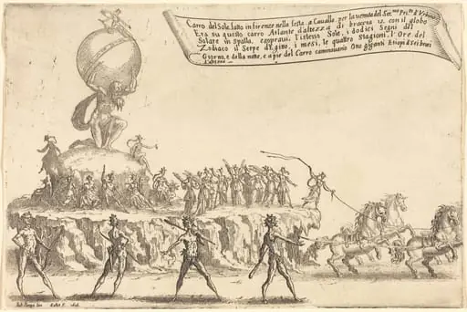 The Float of the Sun, by Jacques Callot