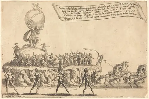 The Float of the Sun, by Jacques Callot