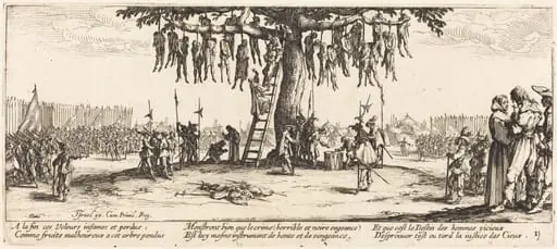 The Hanging, by Jacques Callot