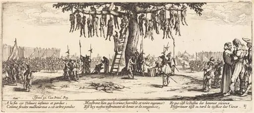 The Hanging, by Jacques Callot
