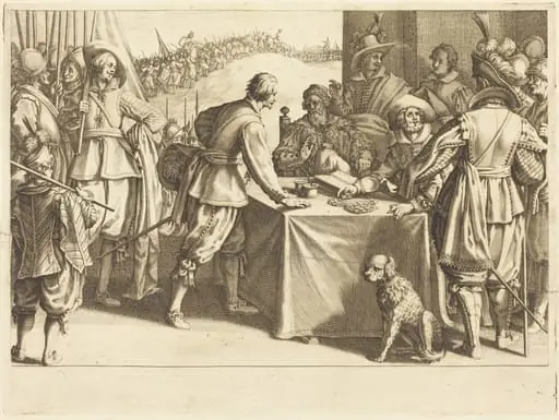 The Hiring of the Troops, by Jacques Callot
