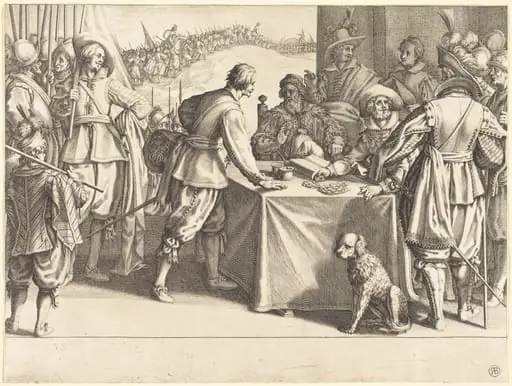 The Hiring of the Troops, by Jacques Callot