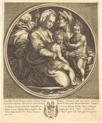 The Holy Family, by Jacques Callot