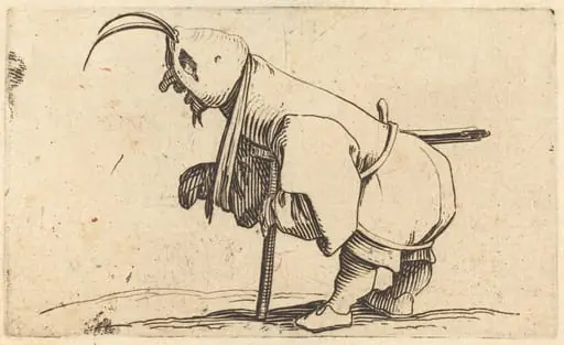 The Hooded Cripple, by Jacques Callot