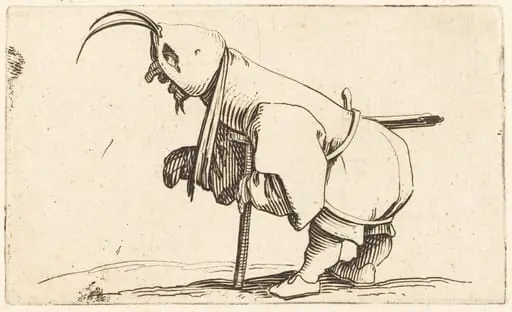 The Hooded Cripple, by Jacques Callot
