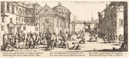 The Hospital, by Jacques Callot