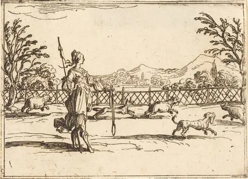The Huntress, by Jacques Callot