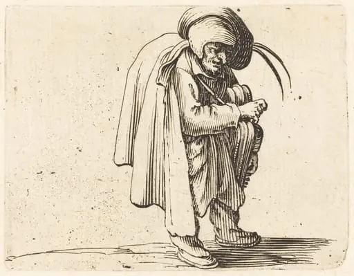 The Hurdy-Gurdy Player, by Jacques Callot
