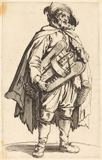 The Hurdy-Gurdy Player, by Jacques Callot