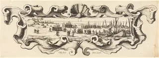The Landing of the Troops, by Jacques Callot, 1630