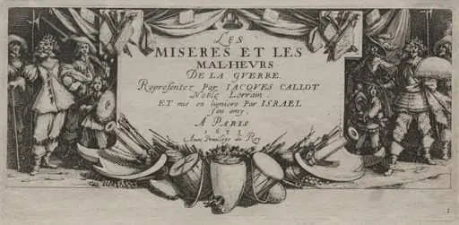 The Large Miseries of War, by Jacques Callot