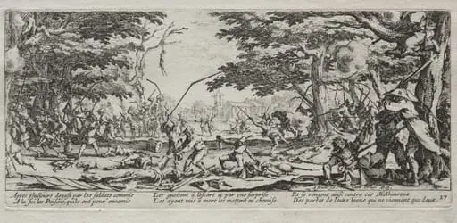 The Large Miseries of War:  Peasant's Revenge, by Jacques Callot