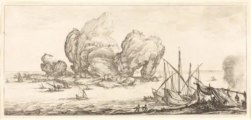 The Large Rock, by Jacques Callot