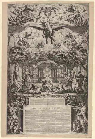 The Large Thesis, by Jacques Callot, 1625