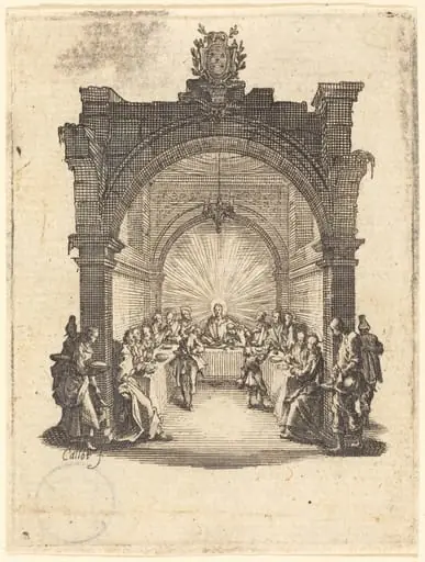 The Last Supper, by Jacques Callot