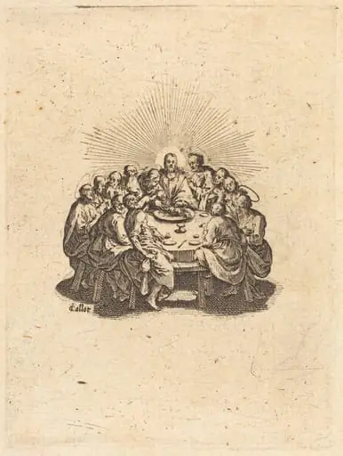 The Last Supper, by Jacques Callot