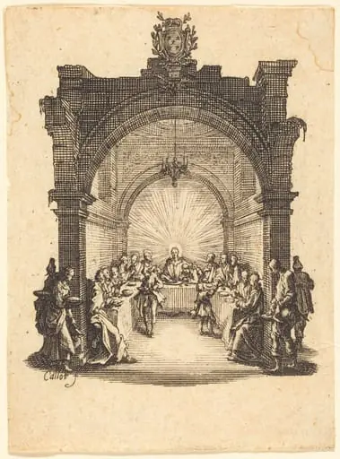 The Last Supper, by Jacques Callot
