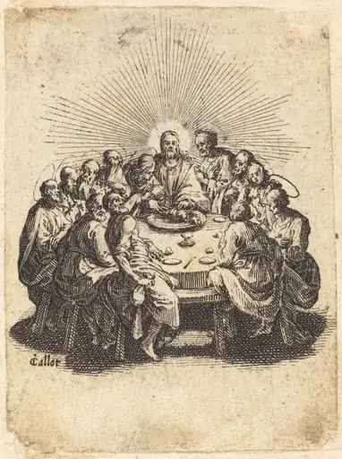 The Last Supper, by Jacques Callot