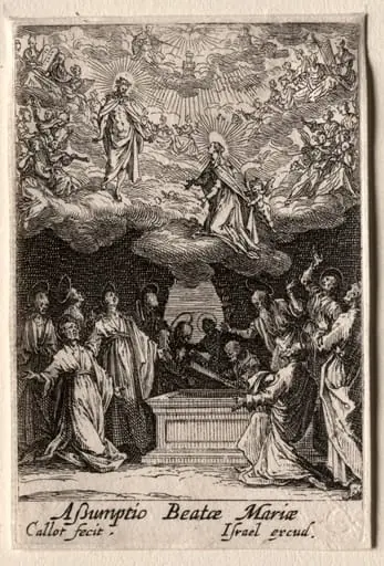The Life of the Virgin: The Assumption of the Virgin, by Jacques Callot