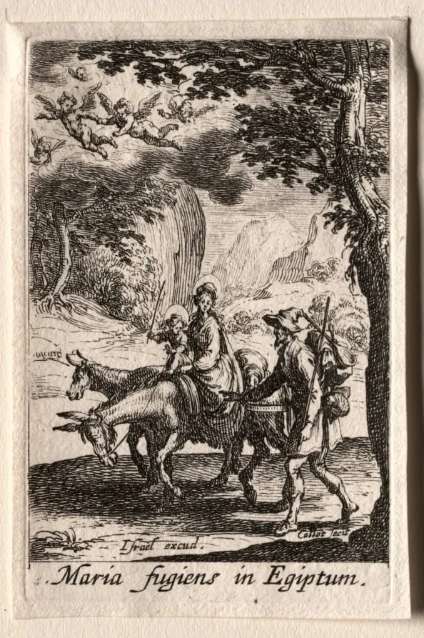 The Life of the Virgin: The Flight into Egypt, by Jacques Callot, 1634