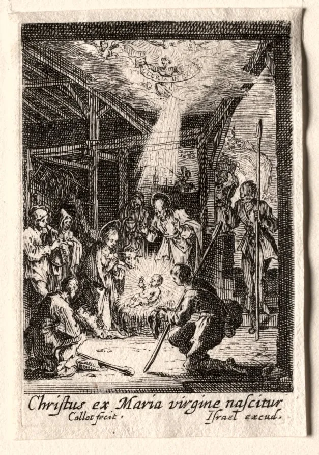 The Life of the Virgin: The Nativity, by Jacques Callot, 1634