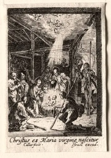The Life of the Virgin: The Nativity, by Jacques Callot