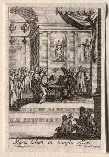 The Life of the Virgin: The Presentation of Christ in the Temple, by Jacques Callot