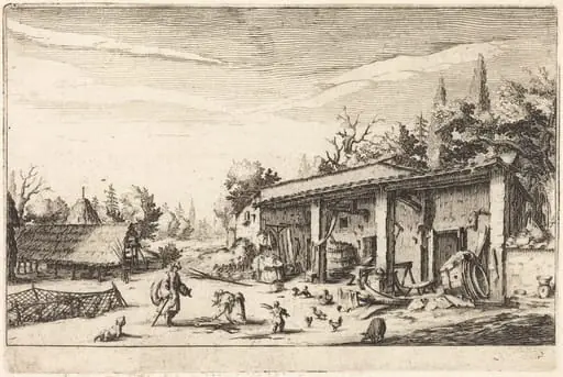 The Little Farm, by Jacques Callot