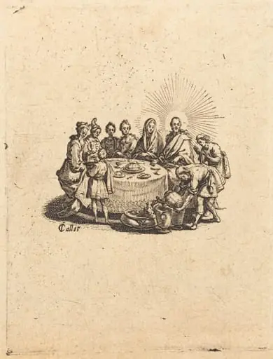 The Marriage at Cana, by Jacques Callot