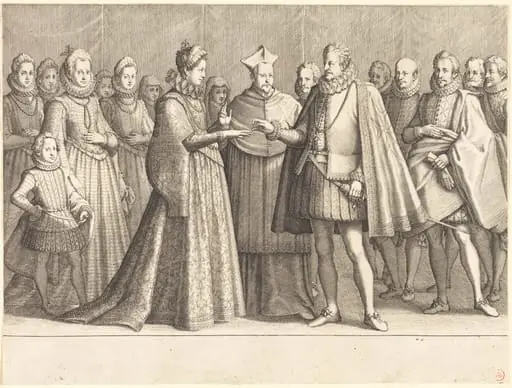 The Marriage of Ferdinando and Christine of Lorraine, by Jacques Callot