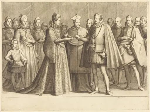 The Marriage of Ferdinando and Christine of Lorraine, by Jacques Callot