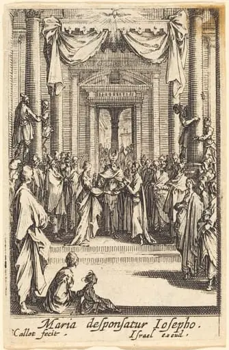 The Marriage of the Virgin, by Jacques Callot
