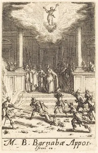 The Martyrdom of Saint Barnabas, by Jacques Callot