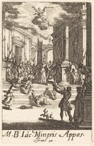 The Martyrdom of Saint James Minor, by Jacques Callot