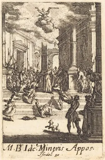 The Martyrdom of Saint James Minor, by Jacques Callot