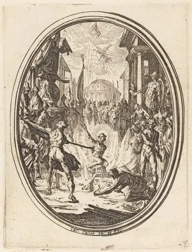 The Martyrdom of Saint Lawrence, by Jacques Callot