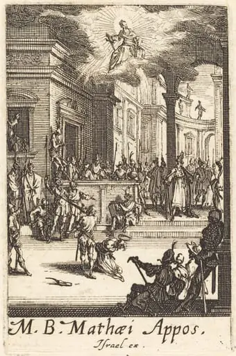 The Martyrdom of Saint Matthew, by Jacques Callot