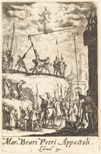 The Martyrdom of Saint Peter, by Jacques Callot