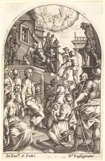 The Martyrdom of Saint Peter, by Jacques Callot
