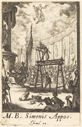 The Martyrdom of Saint Simon, by Jacques Callot