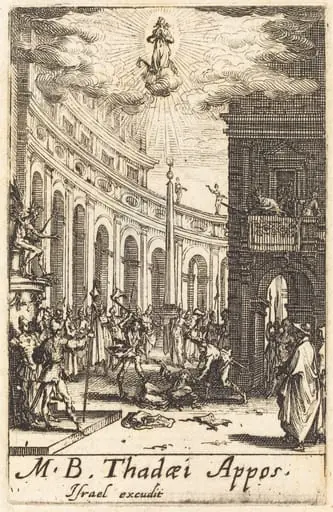 The Martyrdom of Saint Thaddeus, by Jacques Callot