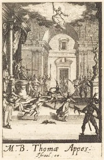 The Martyrdom of Saint Thomas, by Jacques Callot