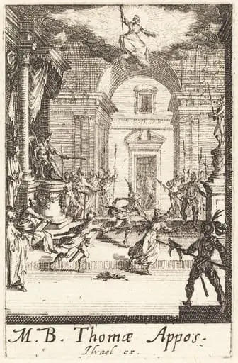 The Martyrdom of Saint Thomas, by Jacques Callot