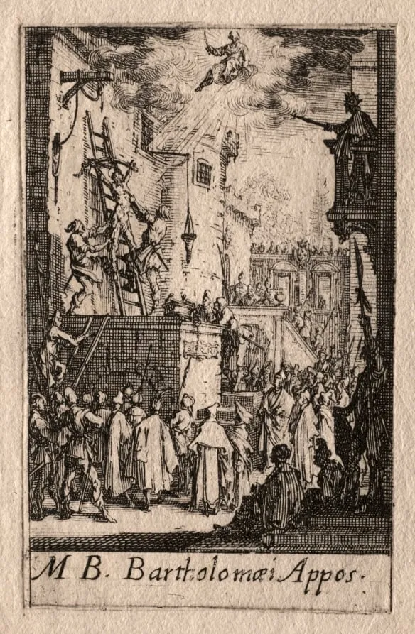 The Martyrdom of the Apostles: St. Bartholomew, by Jacques Callot, 1632