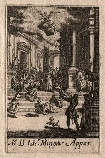 The Martyrdom of the Apostles:  St. James the Less, by Jacques Callot