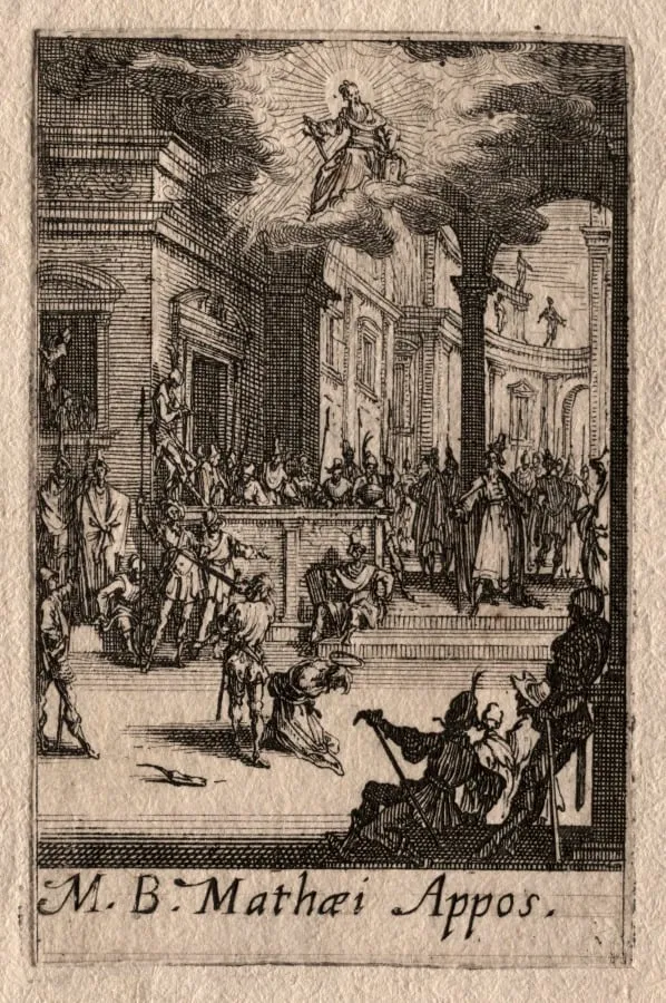 The Martyrdom of the Apostles: St. Matthew, by Jacques Callot, 1632