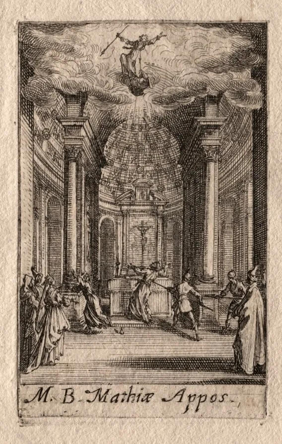 The Martyrdom of the Apostles: St. Matthias, by Jacques Callot, 1632
