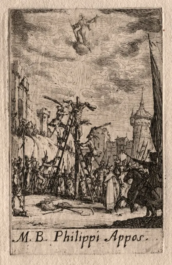 The Martyrdom of the Apostles: St. Philip, by Jacques Callot, 1632