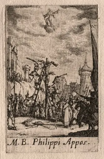 The Martyrdom of the Apostles:  St. Philip, by Jacques Callot